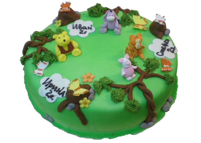 Торта Мечо пух-0