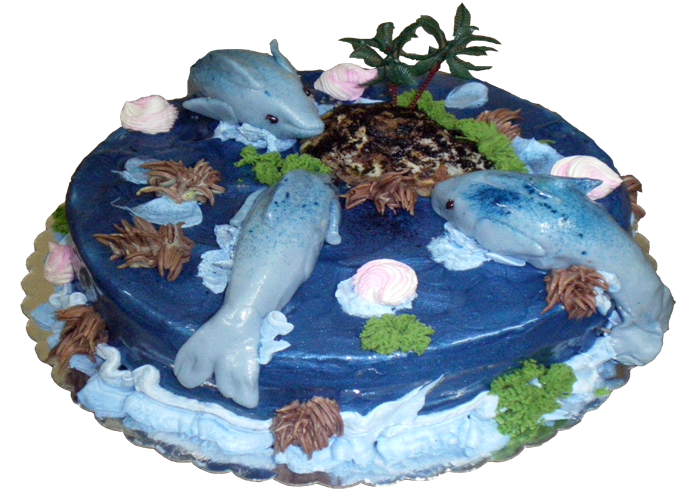 Торта делфини-0