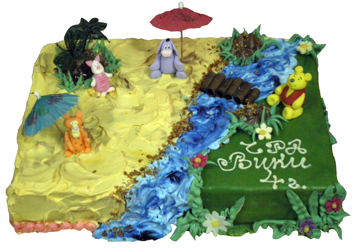 Торта Мечо пух-0