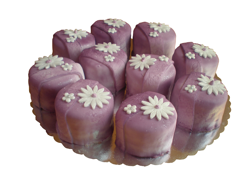 Сватбена торта кексчета-0