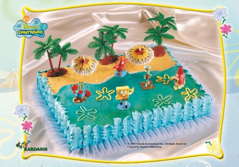 Торта Спондж Боб-0