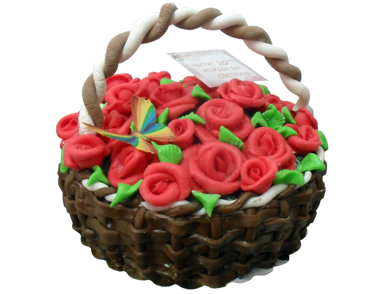 Торта кошница.-0