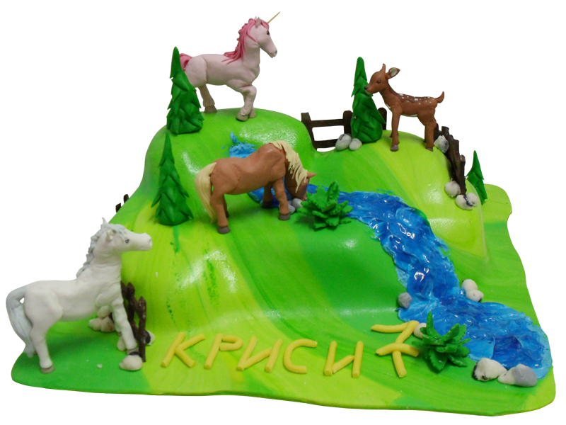 Торта коне-0