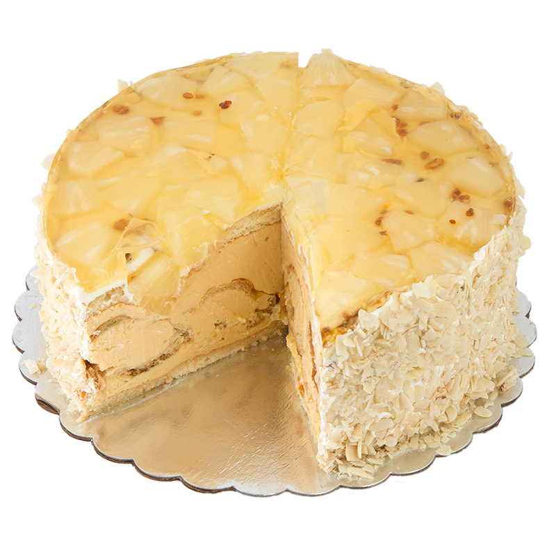 Еклерова с праскови и ананас-0