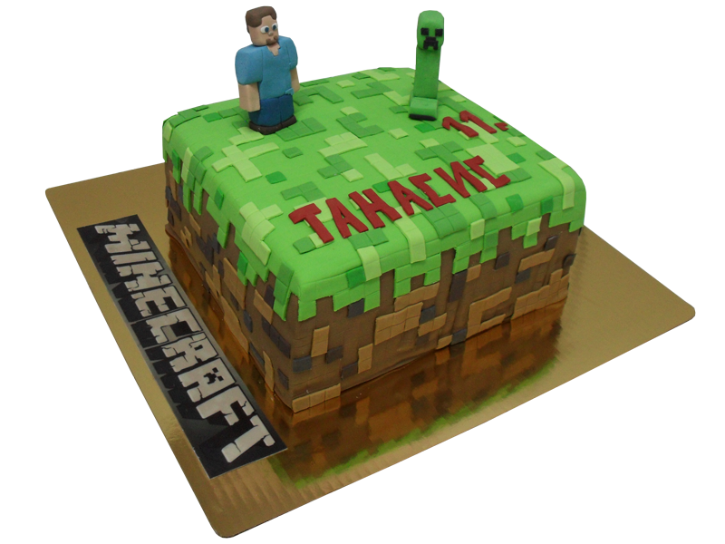 Торта Minecraft-0